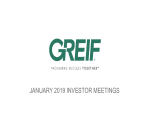 January 2019 Investor Presentation