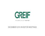 December 2018 Investor Presentation