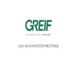 July 2018 Investor Presentation