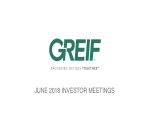 June 2018 Investor presentation