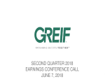 Q2 2018 Earnings Conference Call