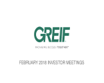 February 2018 Investor presentation